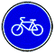 Велосипедная дорожка - дорожный знак 4.4.1