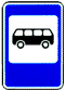 Место остановки автобуса и (или) троллейбуса - дорожный знак 5.16